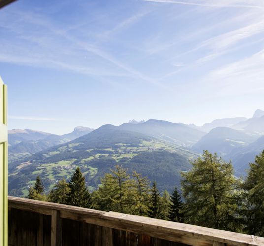 View on the mountains in summer