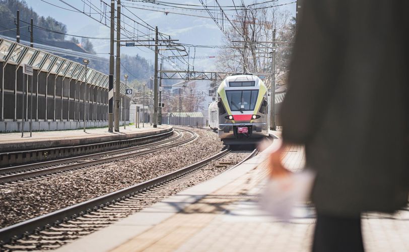 A train is arriving