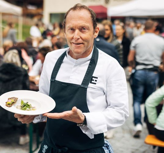 Lo chef stellato Egon Heiss
