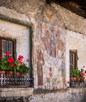 An antique farmhouse