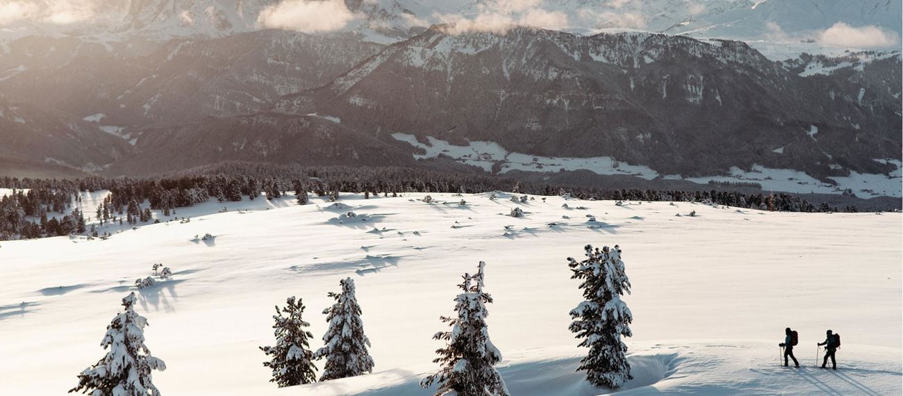 Auf der Villanderer Alm im Winter