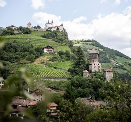 View on the Säben Monastery