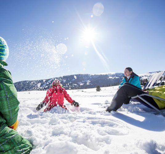 Spaß im Schnee