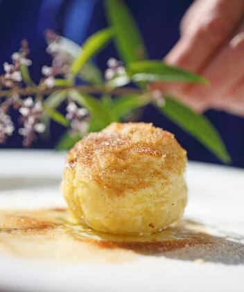 A plum dumpling