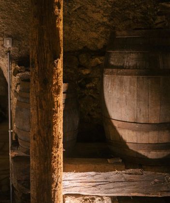 In a cellar