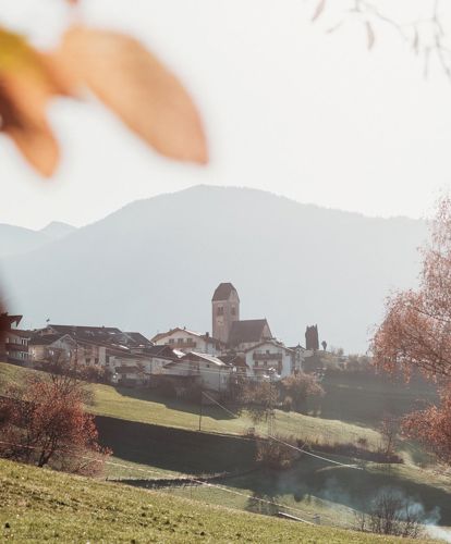 Blick auf Verdings im Herbst