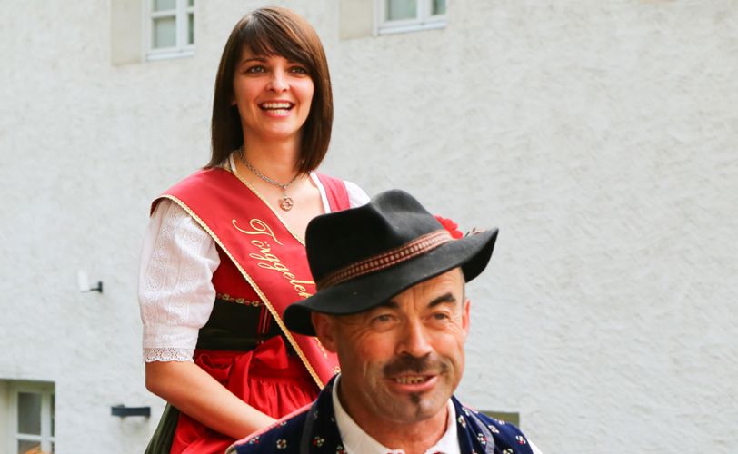 2nd Törggele Queen 2007/2008: Sandra Oberpertinger from Klausen, Spitalerhof