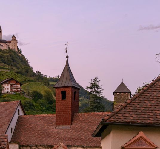 The Capuchin Church and the Säben Monastery