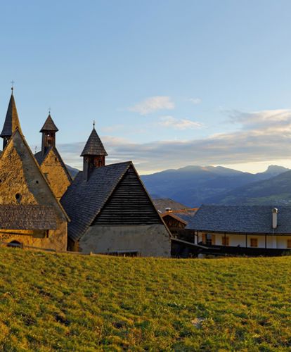 Dreikirchen at sunset