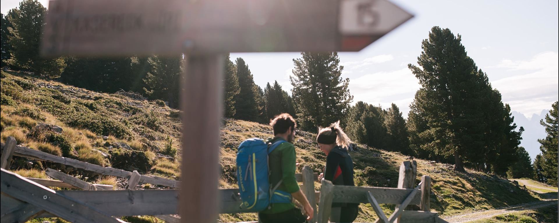 Auf einem Wanderweg