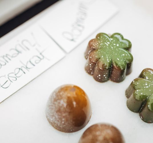 Cioccolatini al rosmarino con verbena