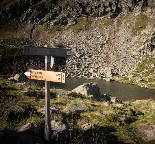 Hiking paths on the Villanders mountain pasture