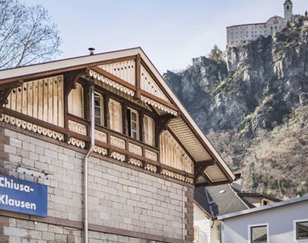 La stazione ferroviaria di Chiusa