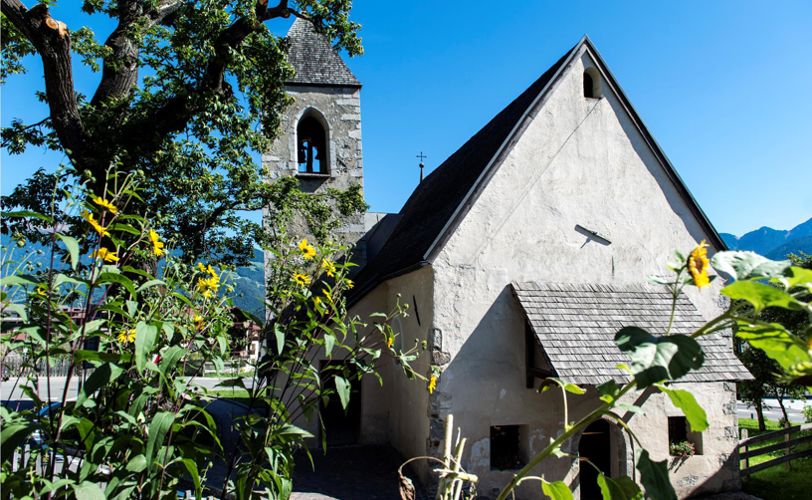 A church in summer